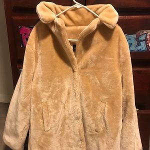 Furry kake coat